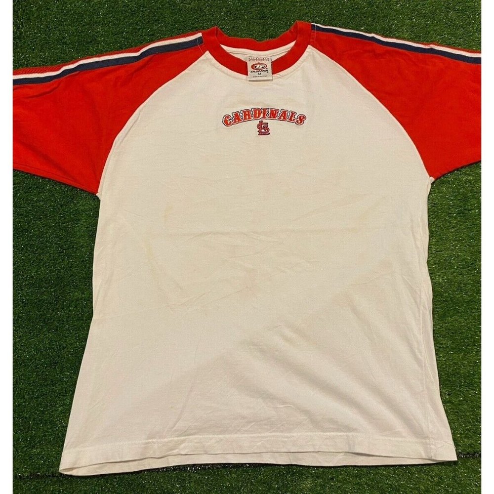 Vintage St. Louis Cardinals shirt medium white mens Y2K retro True Fan red